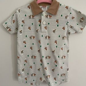 Vintage baby polo onesie